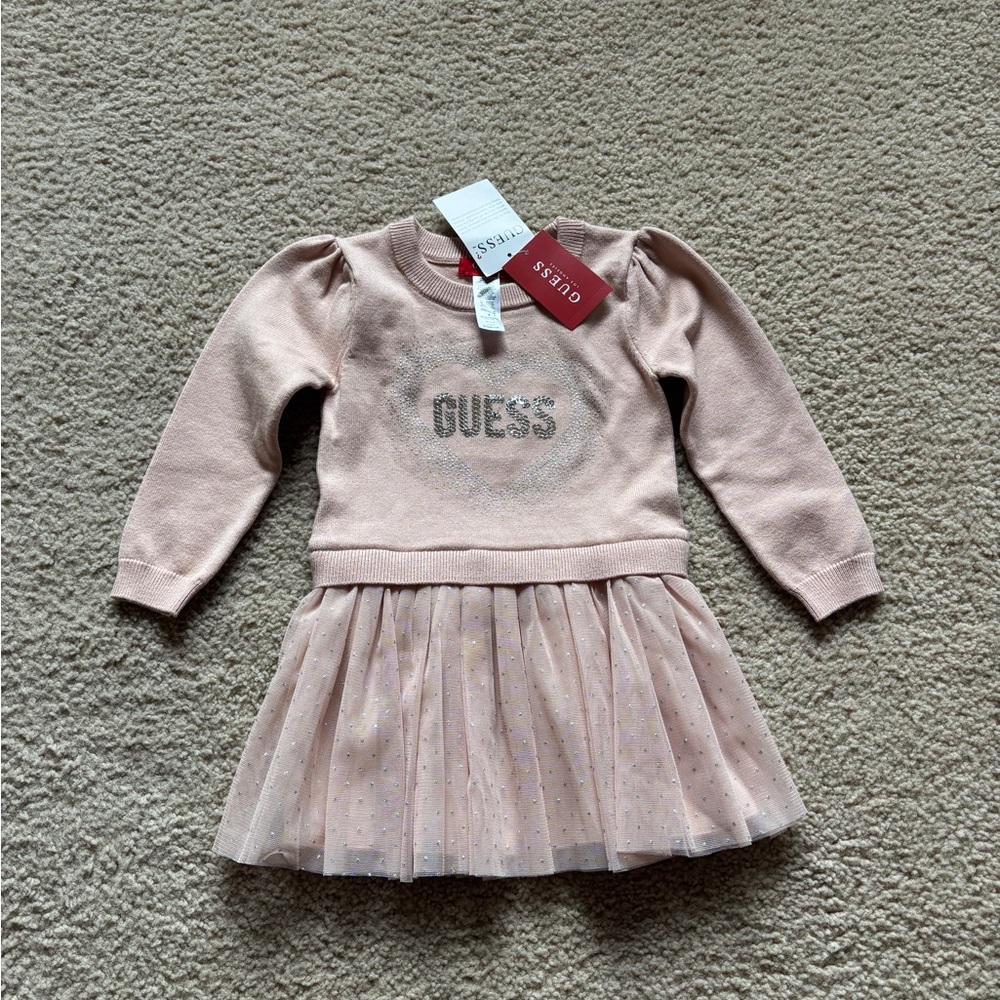 Guess Sparkling Pink Kids Dress